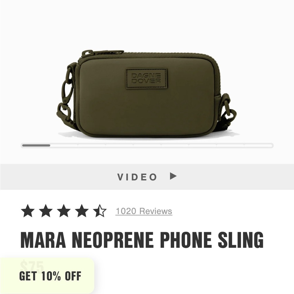 Dagne Dover Mara Neoprene Phone Sling
